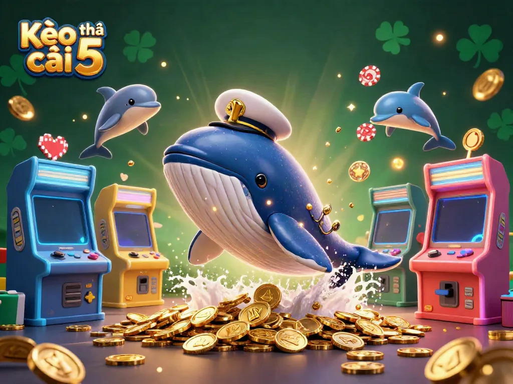 Experience the excitement of Kèo nhà cái 5 with vibrant characters and rich casino elements.