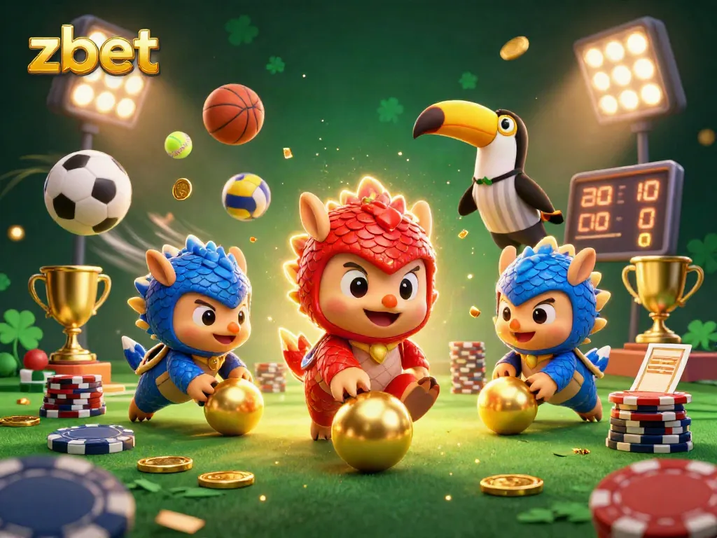 Zbet transforms the casino experience with a dynamic scene featuring rival pangolins and explosive gaming action.