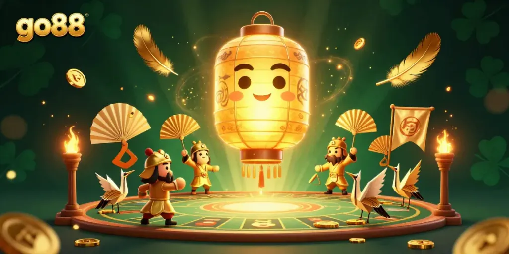 Engage with go88: Experience fun in an energetic online casino scene filled with lucky symbols.