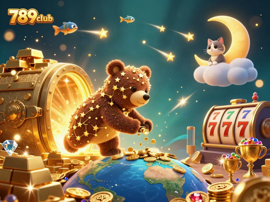 Experience thrilling gameplay at 789club with exciting slot visuals and dynamic treasures.