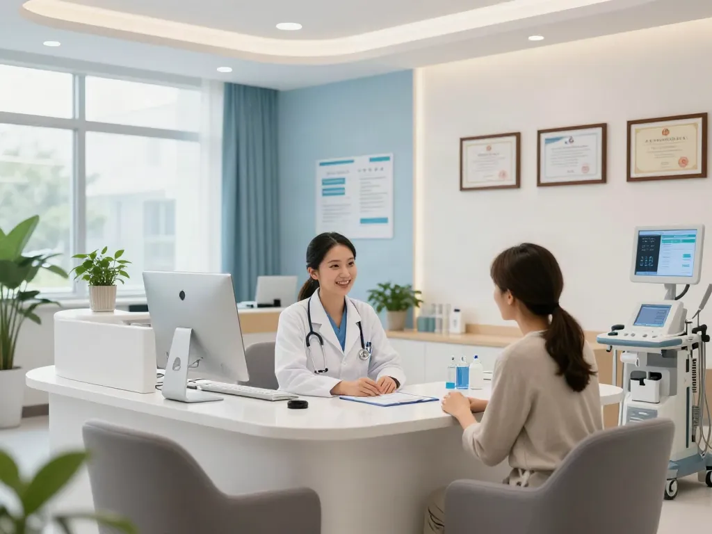 Link slot in a welcoming healthcare environment showcasing patient-centered medical services and compassionate doctor consultation.