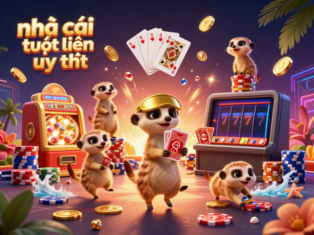 Experience excitement with nhà cái trực tuyến uy tín as meerkats run a vibrant casino operation.