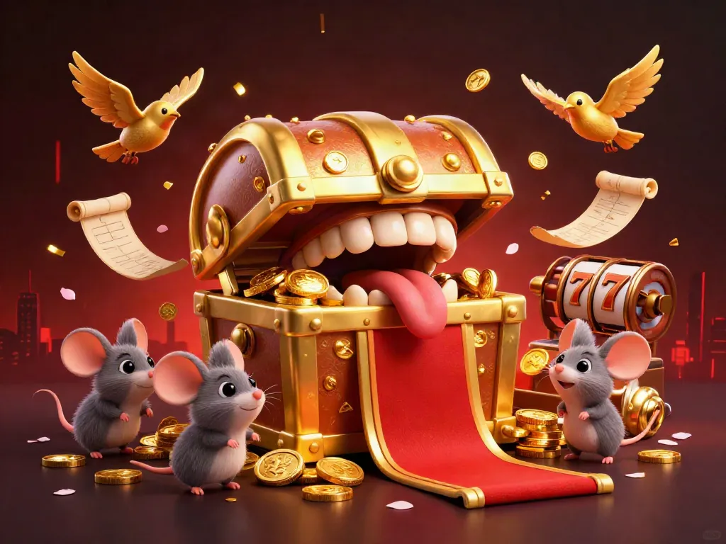 Engage with vsbet's thrilling fantasy of a golden treasure chest inviting adventurers to experience vibrant casino excitement.