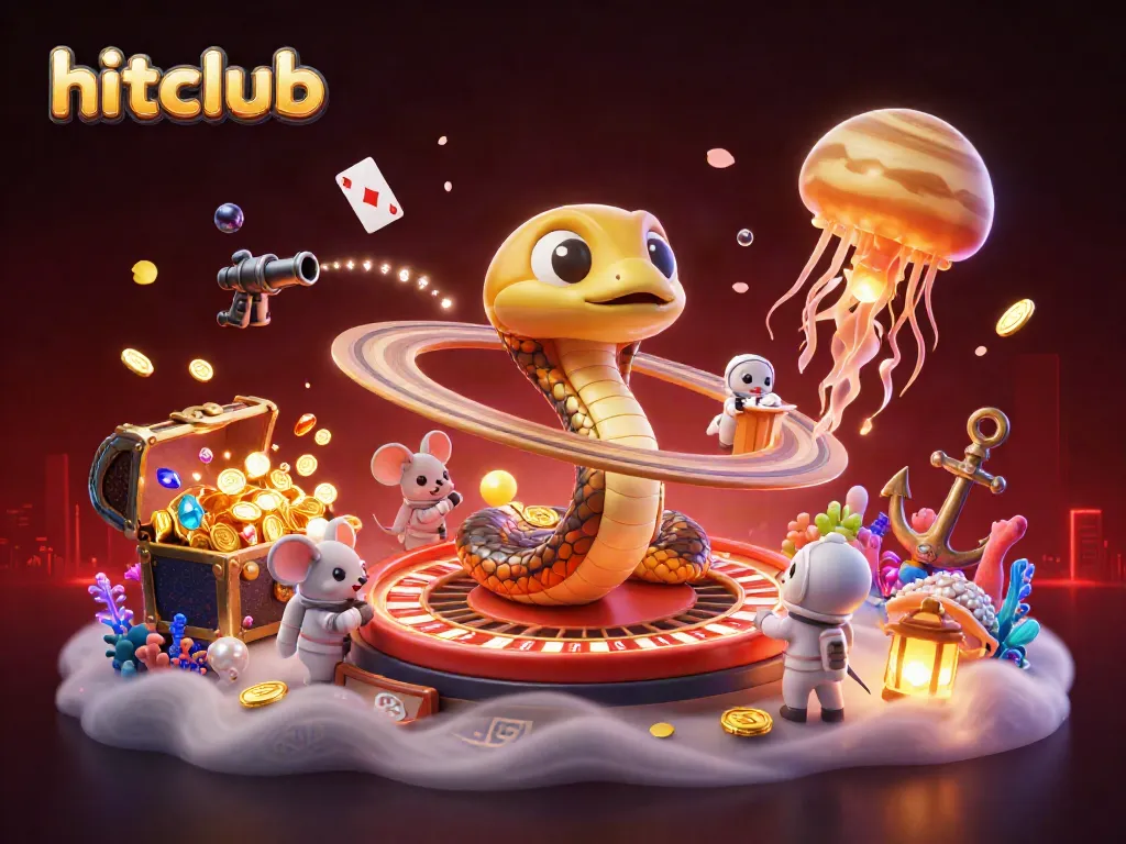 Place bets at hitclub's cosmic casino with vibrant games and characters in stunning detail.