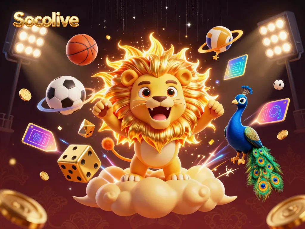 Socolive offers an electrifying online sports betting experience with vibrant elements and dynamic gameplay.